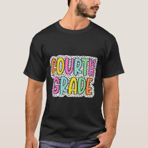 Grade terug naar school Dalmatische Stippen Leraar T-shirt