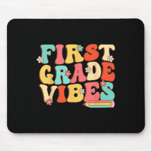 Grade Vibes Retro Groovy - 1e klas terug naar scho Muismat
