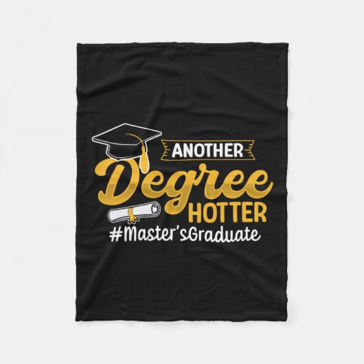 Gradenopleiding Afstuderen Master Mba Fleece Deken (Voorkant)