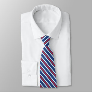 Gradenstripes Tricolored USA Flag Pattern Stropdas
