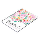 Gradentijdschrift met de waterverf van de zachte p notitieboek (Linkerzijde)