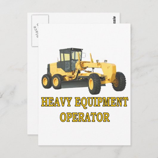 GRADER BRIEFKAART (Voorkant / Achterkant)