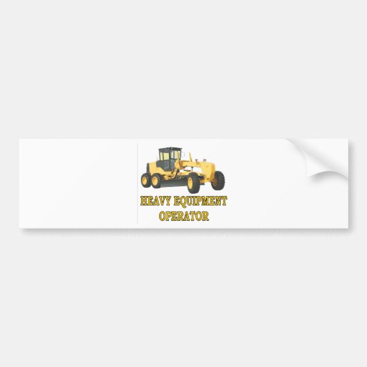 GRADER BUMPERSTICKER (Voorkant)