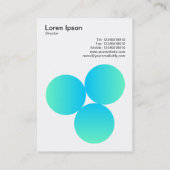 Gradiënt 3 Cirkels 05 Visitekaartje (Achterkant)