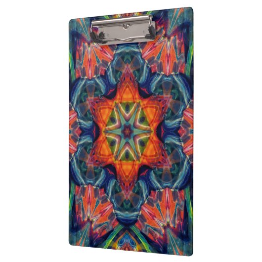 Gradiënt aardewarmer energie Kaleidoscope Klembord (Links)