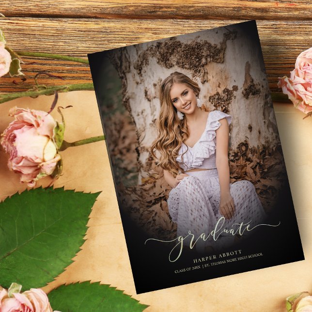 Gradiënt Afstuderen Fotolegant kalligrafie (Creator heeft geüpload)