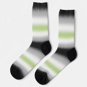 Gradient Agender Pride-vlag Sokken