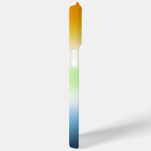 Gradient AroAce Agender Pride Case-Mate iPhone Case (Achterkant / Rechts)