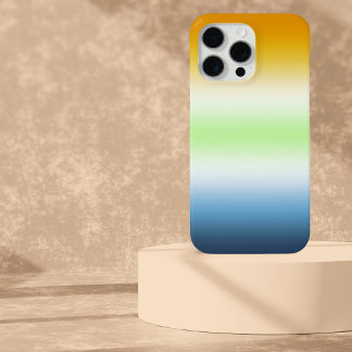 Gradient AroAce Agender Pride iPhone 15 Pro Max Hoesje