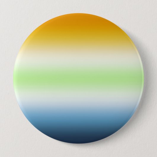 Gradient AroAce Agender Pride Ronde Button 4,0 Cm (Voorkant)