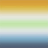 Gradient AroAce Agender Pride Sticker (Voorkant)