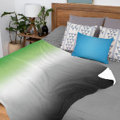 Gradient Aromantic Flag – Kleurrijke Aromantische Sherpa Deken