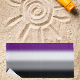 Gradient Asexual Pride Flag - Kleurrijke ACE-vlag Strandlaken
