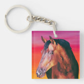 Gradiënt Bay Horse Sleutelhanger (voorkant)