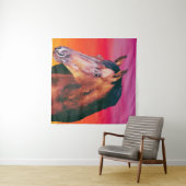 Gradiënt Bay Horse Wandkleed (In Situ (horizontaal))