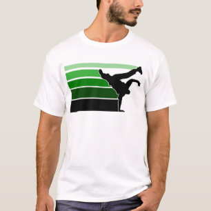 Gradiënt BBOY grn blk T-shirt