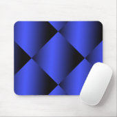 Gradient Black en Bright Blue Design Muismat (Met muis)