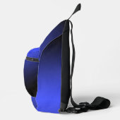 Gradient Black en Bright Blue Sling Bag (Rechts)