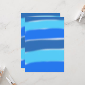 Gradiënt Blauwe Huwelijksuitnodiging Kaart