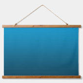 Gradient Blue - deep to light | Mood Background | Hangend Wandkleed (Voorkant)