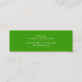 Gradiënt boven In het centrum HH Skinny Mini Visitekaartje (Achterkant)