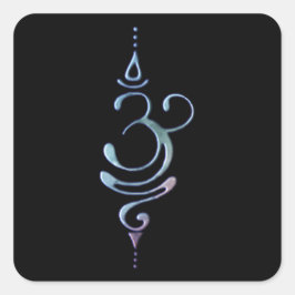 Gradient Breathe Vierkante Sticker