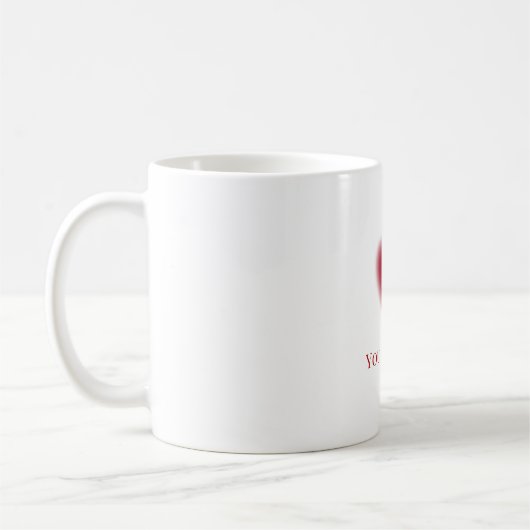 Gradient Coeur Mug (Gauche)