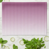 Gradiënt Cool Stijlvol Rood Stripe Patroon Theedoek (Gevouwen)