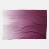 Gradiënt Cool Stijlvol Rood Stripe Patroon Theedoek (Horizontaal)