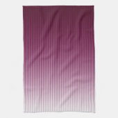 Gradiënt Cool Stijlvol Rood Stripe Patroon Theedoek (Verticaal)