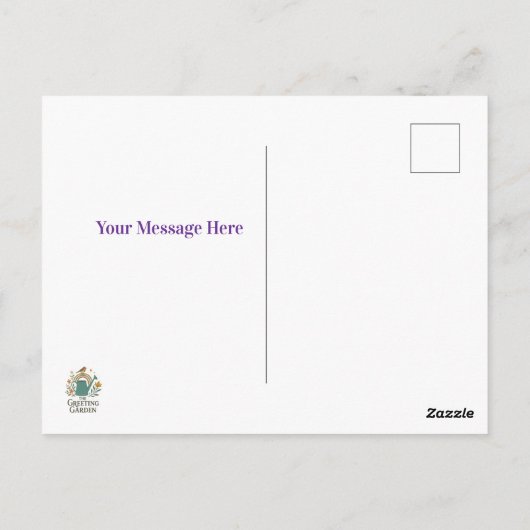 Gradient Deep Purple Birthday Invitation (Dos)