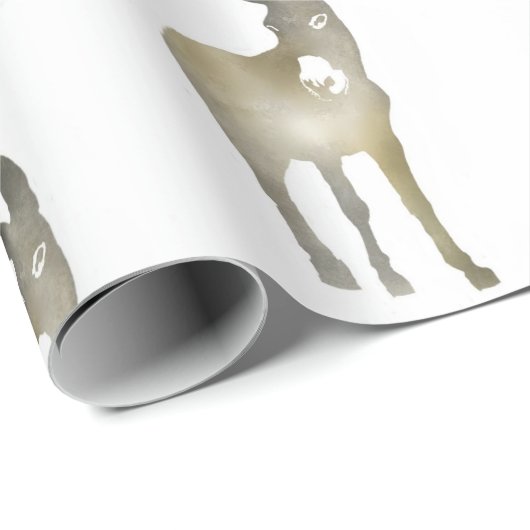 Gradiënt Donkey Cadeaupapier (Rol Hoek)