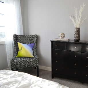 Gradiënt geel groen lavendel naam Sierkussen