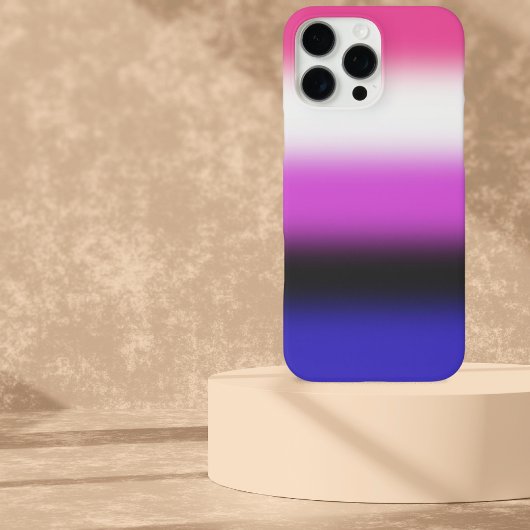 Gradient Genderfluid Pride Flag – Genderfluid Flag Case-Mate iPhone Case
