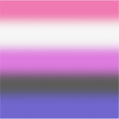Gradient Genderfluid Pride Flag – Genderfluid Flag Sticker (Voorkant)