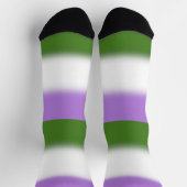 Gradient Genderqueer Pride Flag Sokken (Top)