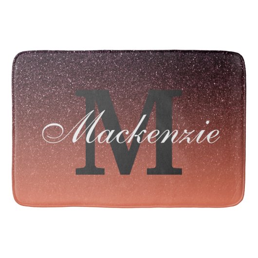 Gradiënt glitterpatroon badmat (Voorkant)