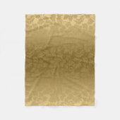 Gradient Gold Damask Fleece Deken (Voorkant)
