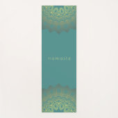 Gradient Gold Mandala ELKE KLEUR Namaste Yogamat (Voorkant)