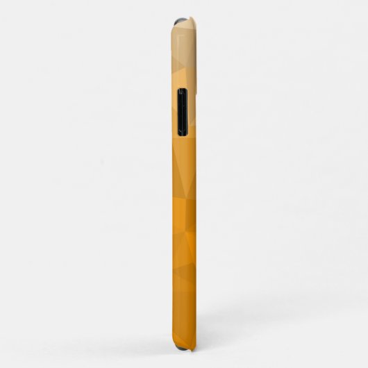 Gradiënt Golden Polygonal Case-Mate iPhone Case (Achterkant/rechts)