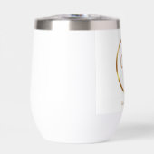 Gradient gouden cirkel custom business logo (Voorkant)