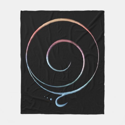 Gradient Gratitude Fleece Deken (Voorkant)