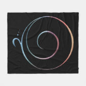 Gradient Gratitude Fleece Deken (Voorkant (Horizontaal))