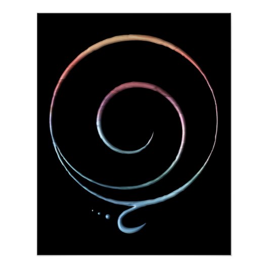 Gradient Gratitude Perfect Poster (Voorkant)