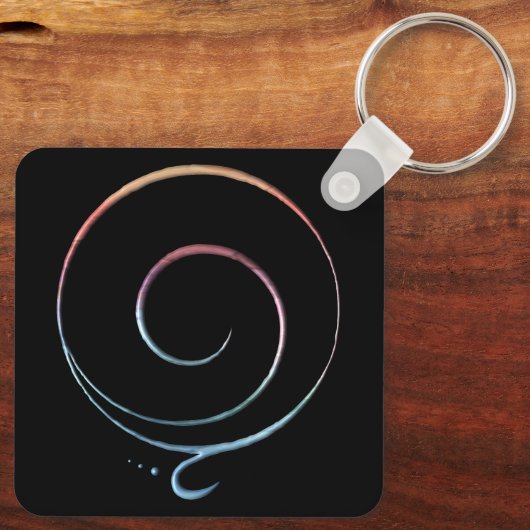 Gradient Gratitude Sleutelhanger (Achterkant)