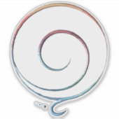 Gradient Gratitude Sticker (Voorkant)