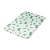 Gradient Green Irish Shamrock Pattern Badmat (Gekanteld)