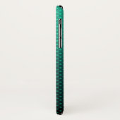 Gradiënt groene grijze poka-punten afdrukken abstr Case-Mate iPhone case (Achterkant/links)