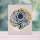 Gradient Hedendaagse kunst ontwerp Acryl Bord (Neutraal)