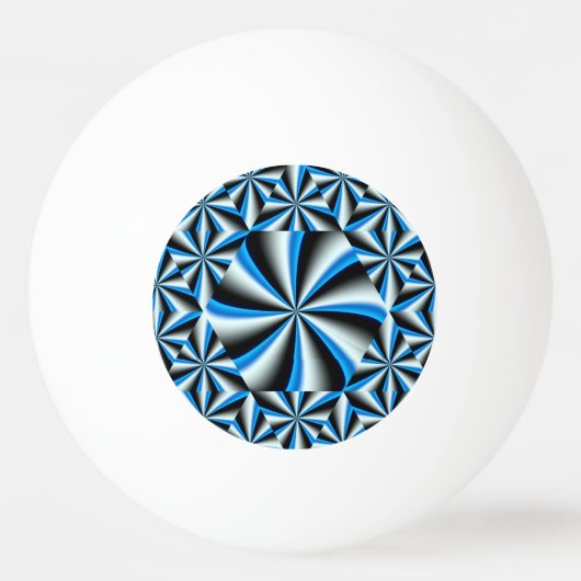 Gradiënt hexagonal patroon pingpongballen (Achterkant)